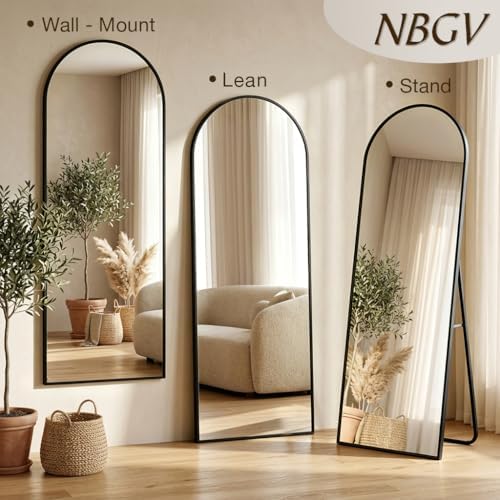 70"x27" Floor Mirror Full Length, Arched Full Length Mirror - Image 4