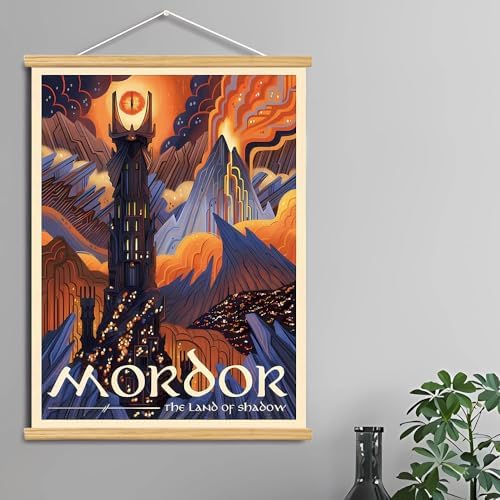 Middle Earth Landscape Wall Art Prints Canvas PaintingFantasy Posters, Wall - Image 2