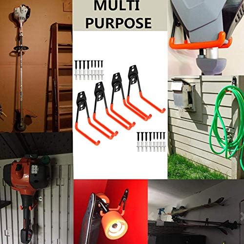 Storage Double Hooks Garage Space Saver Organizer Utility Hanger, Rack Extended - Image 2