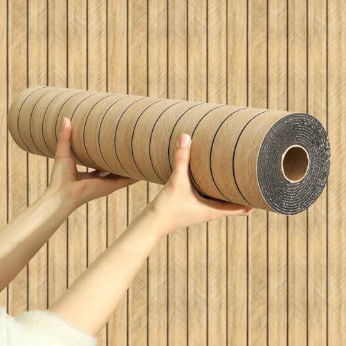 Chejiaye Peel and Stick 3D Wall Panel -15.75"x118"Soundproof Self-Adhesive Wall by Chejiaye
