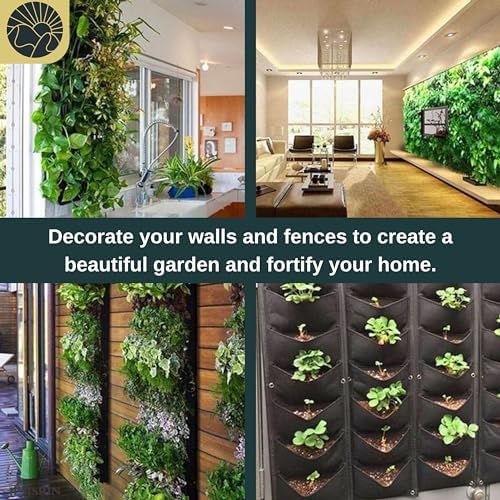 SunVara Vertical Wall Planter 64 Pockets Living wall Garden - Image 6