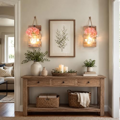 Rustic Wall Decor Set of Two, Rustic Brown - Image 7