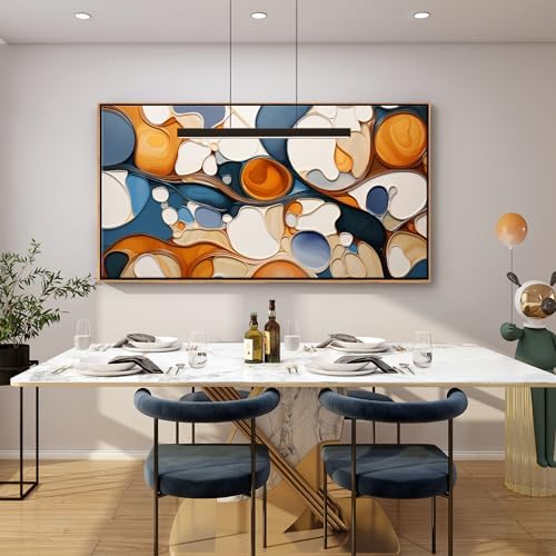 Paintings - Large Abstract Canvas Art - Framed Decor - Image 3