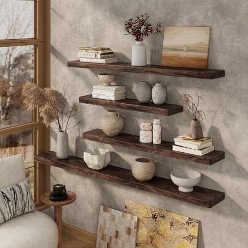 Marsmiles 40in Wall Mounted Floating Shelves - Image 2