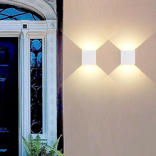 4 PCS LED 12W Outdoor Wall Lights Sconces Exterior/Interior Up and Down Lights - Image 2