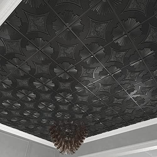 Art3d 12-Pack Waterproof 3D Drop Ceiling Tiles, 24 x 24 in - Image 4
