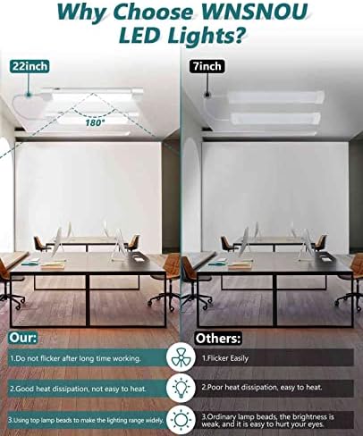 WNSNOU LED Tube Light Fixture - Image 4