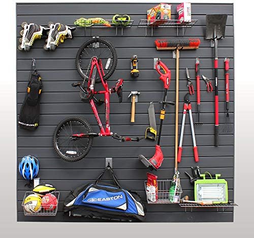 Proslat 88104 Heavy Duty PVC Slatwall Garage Organizer, 4-Feet by 4-Feet Section - Image 5