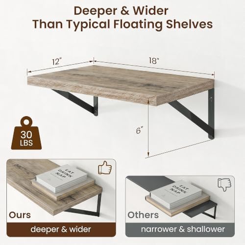 Axeman Deep Floating Shelves - Image 3