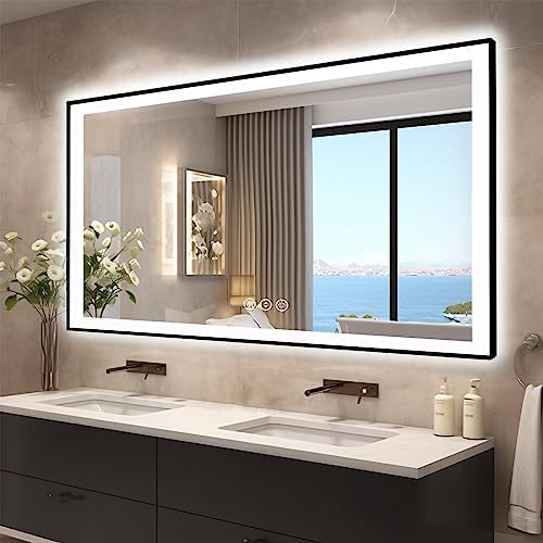 EchosLife 60x28 LED Bathroom Mirror by EchosLife