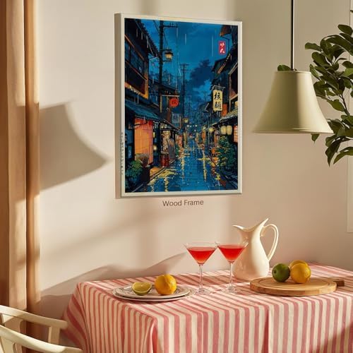 Framed Japanese Wall Art 11x14in Vintage Tokyo Tea House Poster Modern Japan - Image 3