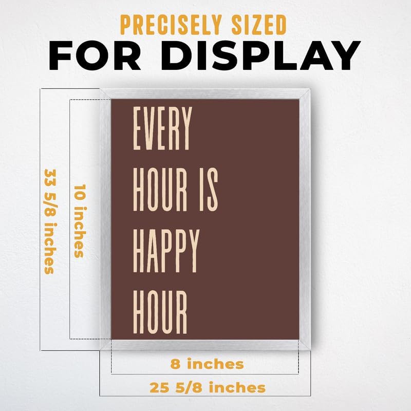 InkFlow Posters Every Hour Happy Hour Canvas Poster - Image 3