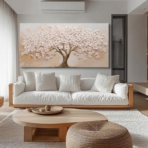 Large Flower Tree Wall Art Decor 35"x70" Large Wall Art - Image 3