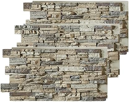 AZ Faux High-Density Polyurethane Faux Stone Wall Covering Panels by AZFaux