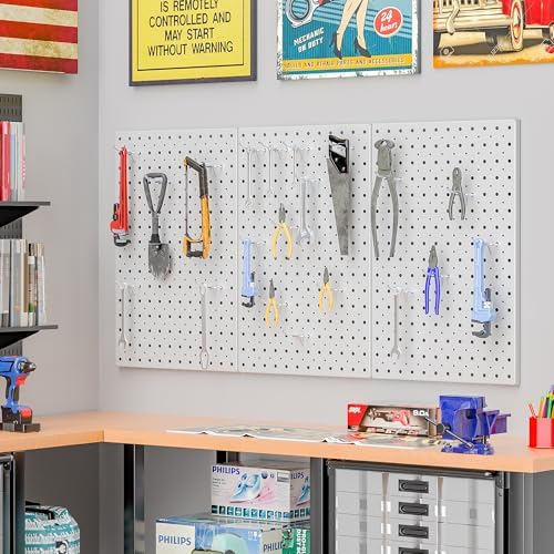Pegboard Smith Metal Pegboard Panels, Pegboard Organizer System - Image 3