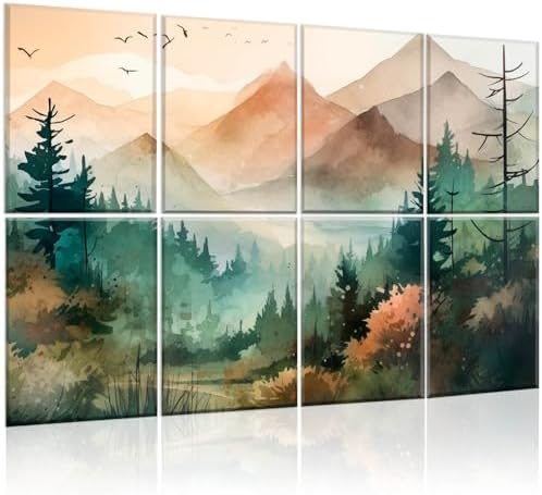 8 Pack Art Acoustic Panels Soundproof Wall Panels, Decorative Sound Dampening by KIOSSUT