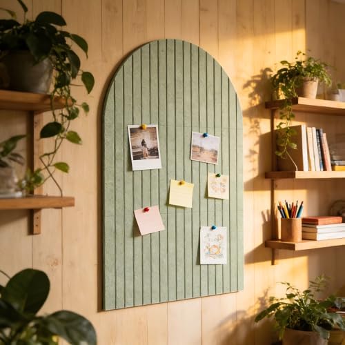 Large Arched Felt Bulletin Board, Sized 36" x 24" - Image 5