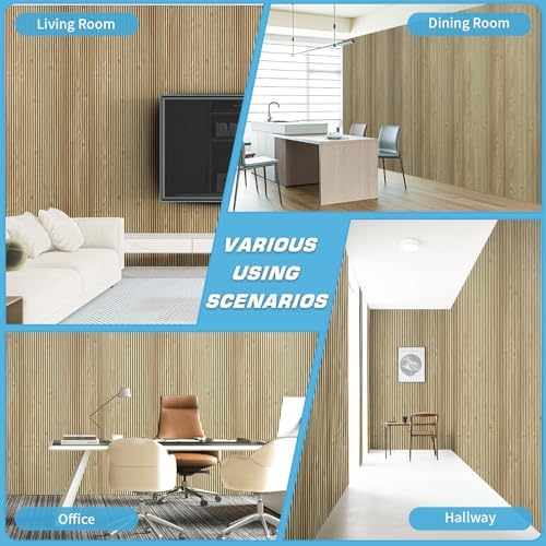 Art3d Fine Bar Design Slim Slat Wall Panel, 104 x 12 Inch - Image 4