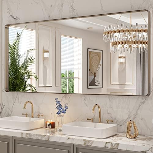 LOAAO 72"X32" Bronze Bathroom Mirror by LOAAO