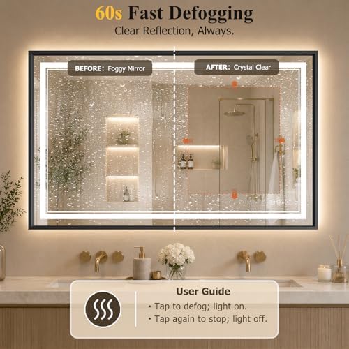 30"x48" LED Bathroom Mirror - Image 5