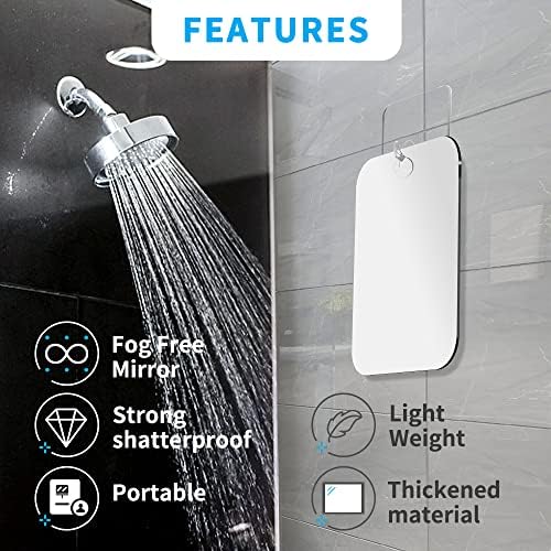 Shatterproof Shower Mirror Fogless - Image 3