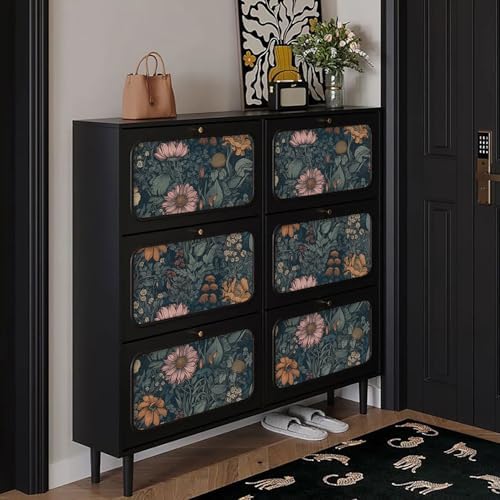 Orainege Vintage Peel and Stick Wallpaper Boho Floral Wallpaper - Image 6