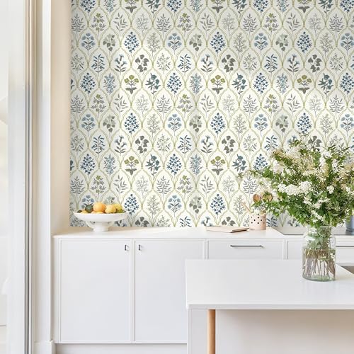 Dimoon 78.7"x17.3" Peel and Stick Wallpaper Contact Paper Floral Modern - Image 5