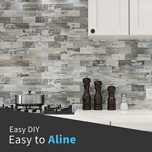Art3d Peel and Stick Backsplash, Stick on Wall Tile, Light Rustic - Image 3
