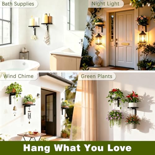 Plant Hanger Holder Window Shelf Wall Mounted Indoor - Image 6