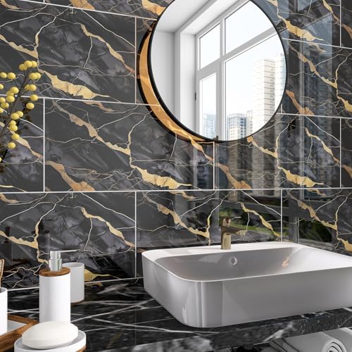 Marble Peel and Stick Backsplash 23.6 x11.8 in - Image 2