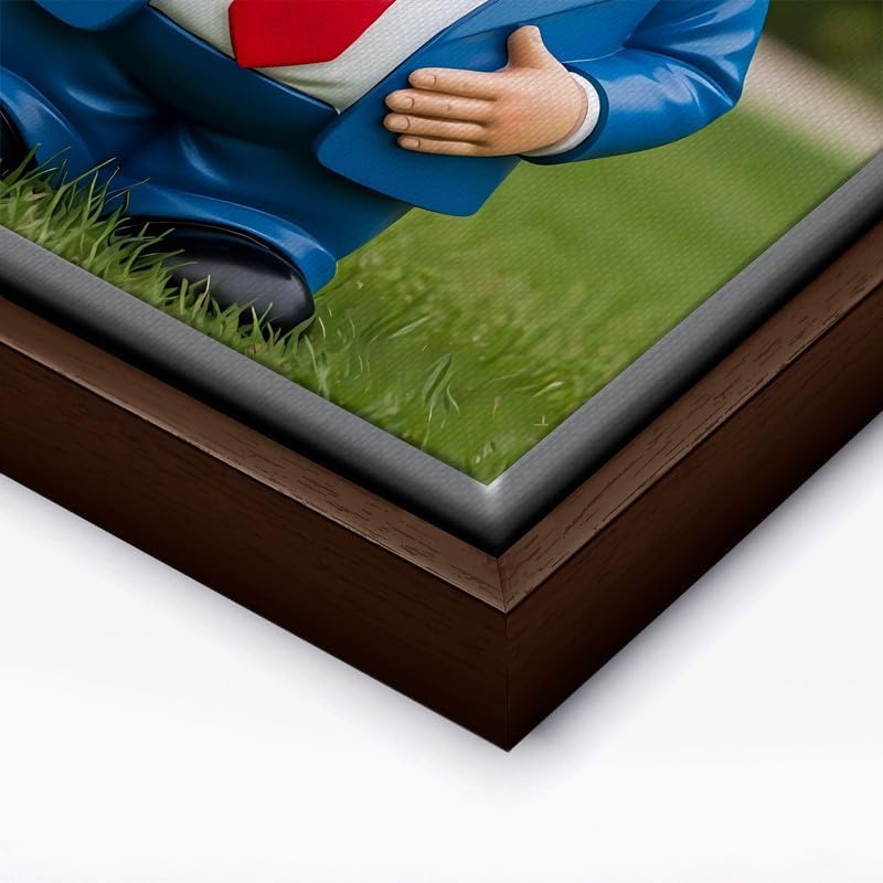 InkFlow Posters Garden Gnome Figurine Canvas Poster - Image 2