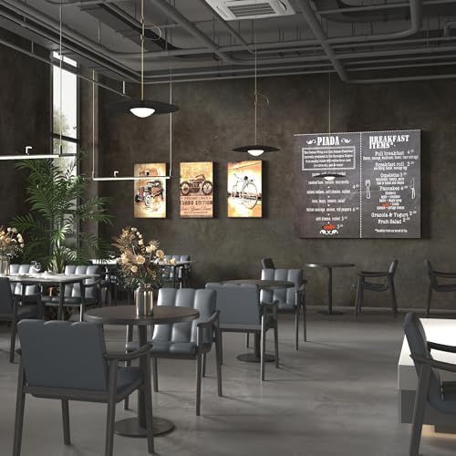 BOMENG Concrete Wallpaper Peel and Stick 16"x354" Dark Grey Industrial - Image 2