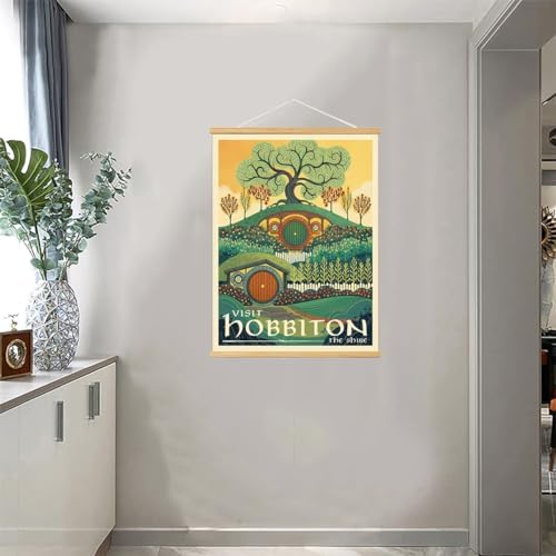 Middle Earth Landscape Wall Art Prints Canvas PaintingFantasy Posters, Wall - Image 3