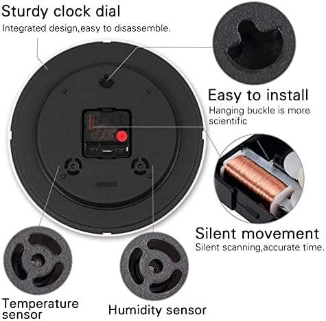 10 Inch White Wall Clock Silent Wall Clocks - Image 5