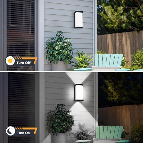 Outdoor Wall Light Fixture, IP65 Waterproof, 2640LM 6000K - Image 3
