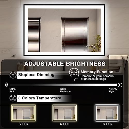 EchosLife 48x32 LED Bathroom Mirrors - Image 5