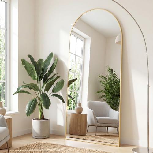Sweetcrispy 68"x26" Arched Full Length Mirror, Full Body Mirror - Image 2