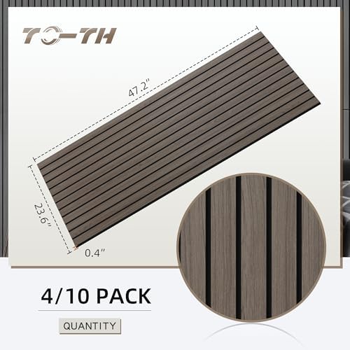TO-TH Acoustic Wall Panels Decorative Sound Absorbing Panel 10 Pack - Image 6