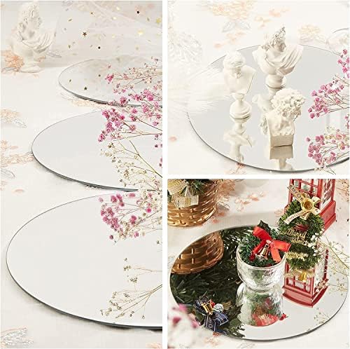8 inch Glass Round Wall Mirror, 2mm Small Circle Mirror - Image 5