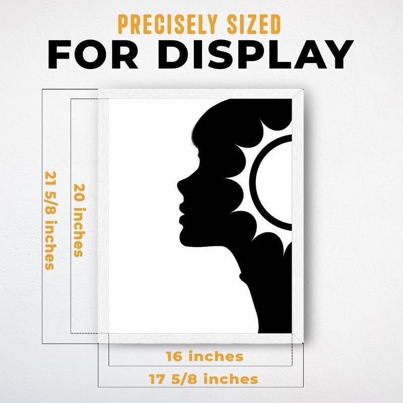 InkFlow Posters Abstract Face Silhouette Canvas Poster - Image 3