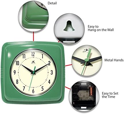 Infinity Instruments Retro Wall Clock - Image 5