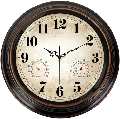 16 Inch Vintage Wall Clock by Comfytune