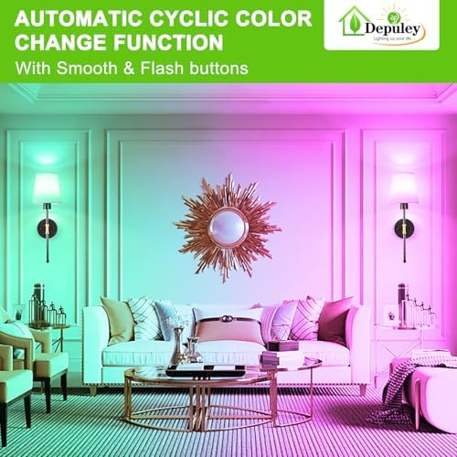 Depuley Battery Operated Wall Sconce: Set of 2 19.99" Wireless Wall Lights - Image 4