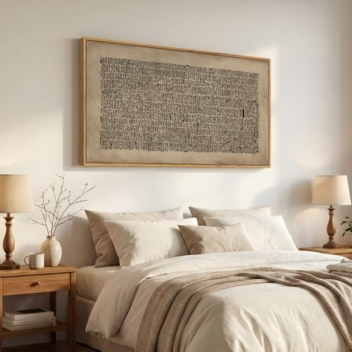 Large Framed Wabi Sabi Abstract Wall Art - Image 2