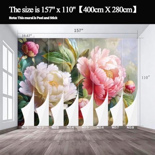 Realistic and Dreamy Digital Art, Blooming Peony Flowers, Illustration Style - Image 3