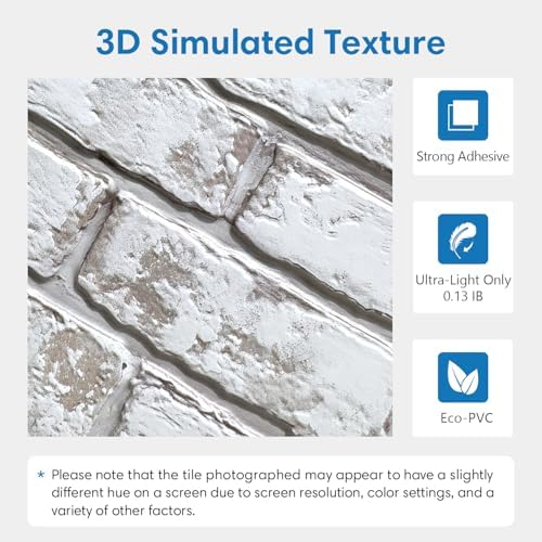 COMSTICKC 3D Peel and Stick Faux Brick Wall Panels - Image 3