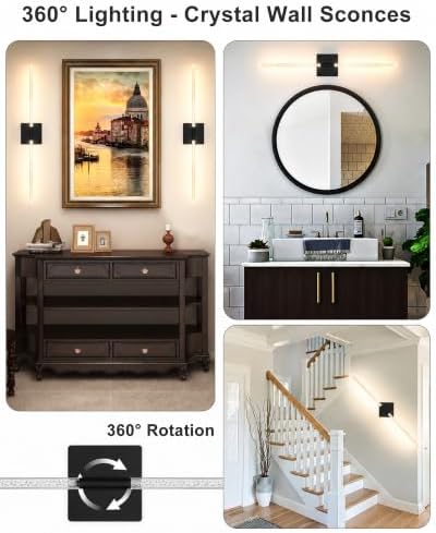 iThird Wall Sconces Set of 2, Rechargeable Wireless Sconce - Image 5