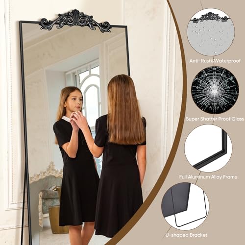 Antok Full Length Mirror, Retro Style - Image 5