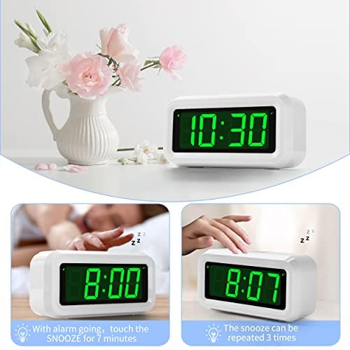 KWANWA 1.2 Inch Large Display Digital Alarm Clock - Image 5