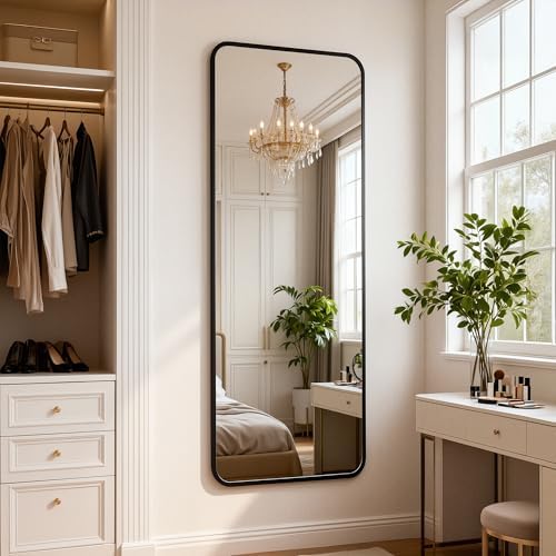 Antok 58" x 20" Full Length Over-the-Door Mirror, Hanging Mirror - Image 7